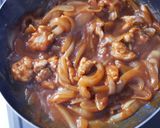 不器用デミ鶏親子丼作り方3写真