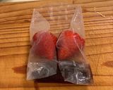 簡単 いちご大福 材料3つ ライスペーパ作り方5写真