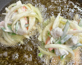 かき揚げ。サクッと後乗せかき揚げ蕎麦に。作り方5写真