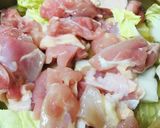 鍋の素活用●海苔餅の鶏鍋作り方1写真