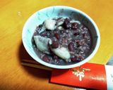 小豆粥〜生米から簡単大阪風〜あずきがゆ作り方8写真