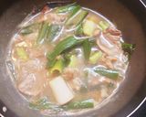 豚肉と葉にんにくのかんたん味噌汁作り方9写真
