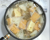 さば缶と大根と厚揚げの煮物作り方3写真
