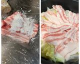 ヘルシー！がっつり？大根おろし豚肉白菜鍋作り方3写真