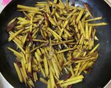さつまいもきんぴら〜むくな豆茶入り〜作り方4写真