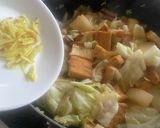 厚揚げ、大根、豚バラ、キャベツのおかず作り方9写真