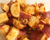 レンジで完成♫さつまいものくるみ味噌和え作り方4写真