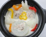 米粉ぶりつみれ大根鍋作り方10写真