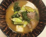 ≪韓国風≫ 牛肉とうまい菜のスープ作り方13写真