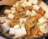 麻婆豆腐、厚揚げプラス。作り方5写真