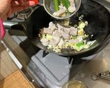 ジャガ芋豚角切りの甜麺醤炒めと大根スープ作り方5写真