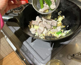 ジャガ芋豚角切りの甜麺醤炒めと大根スープ作り方5写真