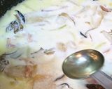 干しきのこの旨味たっぷりなクリームパスタ作り方11写真