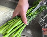 アスパラ菜のにんにくおひたし作り方2写真