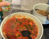 ほうれん草と茄子のトマトパスタ作り方5写真