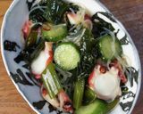 たこと新わかめの酢の物作り方8写真