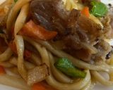 我が家の焼きうどんです☆ワンパン作り方6写真