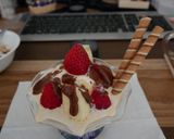 不器用いちごバナナムースチョコパフェ作り方6写真