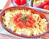 余ったお餅で♪絶品明太もちチーズグラタン作り方6写真