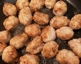 節約！お肉ゴロゴロの豚ミンチで酢豚作り方6写真