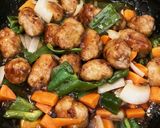 節約！お肉ゴロゴロの豚ミンチで酢豚作り方7写真