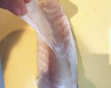 釣ってきたフグの身皮の丼作り方3写真