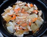 超簡単！寒い冬に豚汁うどん！！作り方4写真