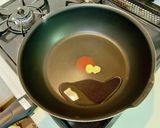 今日の“とりそぼろ”舞茸＆赤ピーマン作り方2写真