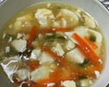 【簡単】豆腐と野菜のあんかけスープ作り方4写真