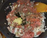 ピーマンと茄子の挽き肉炒め(和風)作り方6写真