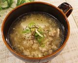 とろとろヘルシー♡鶏ひき肉のあんかけ豆腐作り方7写真