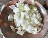 豚バラ肉と野菜のオムライス作り方1写真