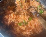 豚バラ肉と野菜のオムライス作り方8写真
