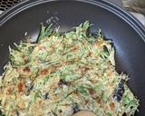大量消費！【水菜のチーズチヂミ】海苔入り作り方6写真