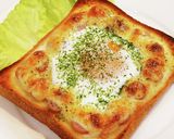 罪なやつさ目玉焼きトースト作り方8写真