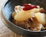 大根と豚バラのオイスターソース煮作り方4写真