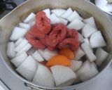 赤こんにゃくと大根のオイスターソース煮♡作り方2写真