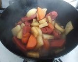 赤こんにゃくと大根のオイスターソース煮♡作り方6写真