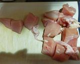じゃが芋と鶏むね肉のマヨ醤油炒め作り方1写真