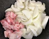 豚肉とメンマの炒め物作り方1写真