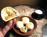 カップヌードルカレー餅パン作り方13写真