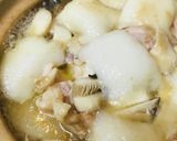 鍋の素活用●鶏肉の海苔餅鍋作り方3写真