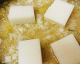 鍋の〆●小餅入りの玉子雑炊作り方1写真