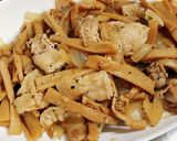 豚肉とメンマの炒め物作り方7写真