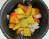 炊飯器でかぼちゃポタージュ〜幼児食〜作り方1写真
