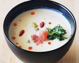 レンジで明太アジアン粥☆朝食☆朝粥☆弁当作り方3写真