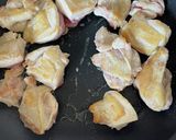 グリーンカリフラワーと鶏のバジル炒め作り方2写真