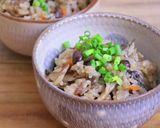 切り餅で☆豚バラときのこの中華おこわ作り方7写真