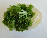 水菜と牡蠣の味噌バター炒め作り方1写真