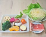 彩り鮮やか「豚肉&たっぷり野菜蒸し」作り方1写真